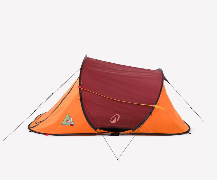 Actual product image Quechua Faltzelt - 2 Seconds für 2 Personen Limited Edition 20 Jahre braun (Pitching tent, 2.90 kg, 2 persons)