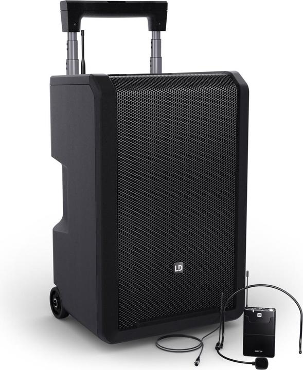 Image du produit LD Systems ANNY® 10 BPH B8 - 10" Enceinte mobile Bluetooth® PA avec batterie, mixeur et 1x microphone pour (1x 80 W)