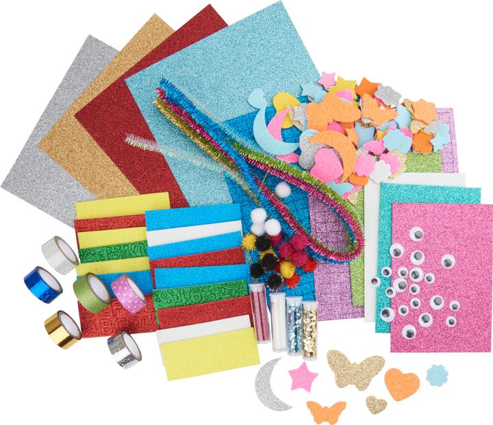 Produktbild Folia Bastelkiste Glitter 900tlg.
