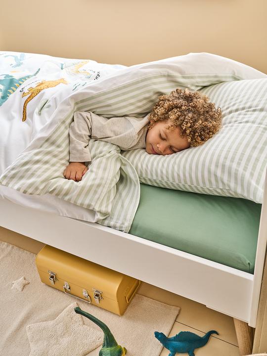Actual product image Vertbaudet Magicouette DINOS children's bed linen set with recycled cotton