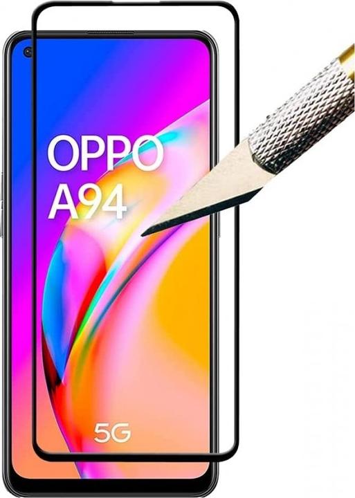 Produktbild Screenguard Oppo A94 5G Full Screen Panzerglas Schutzfolie 2.5D 9H (1 Stück, Oppo A94 5G)