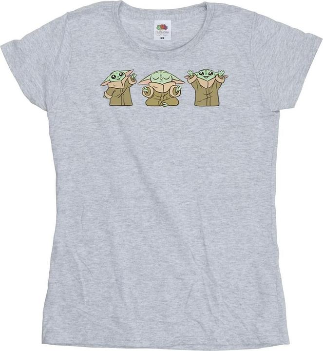 Immagine prodotto Star Wars The Mandalorian Grogu Poses Maglietta Donna (XXL)