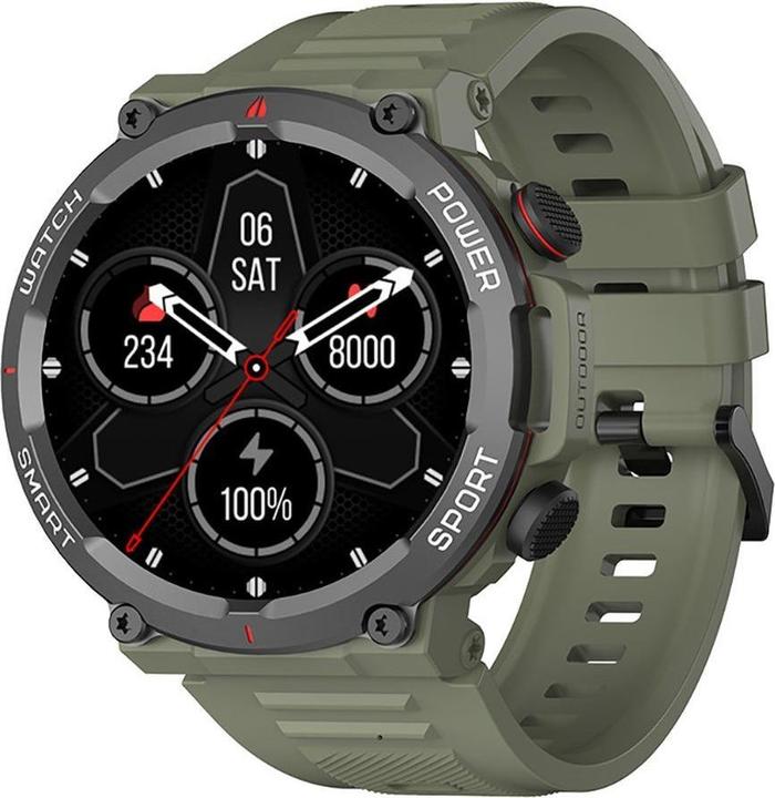 Immagine prodotto Blackview W50 (Orologio connesso - 1,39" - Microfono incorporato) Verde (47.50 mm)