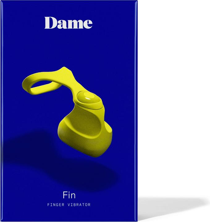 Image du produit Dame Products Vibromasseur Fin Finger Citrus