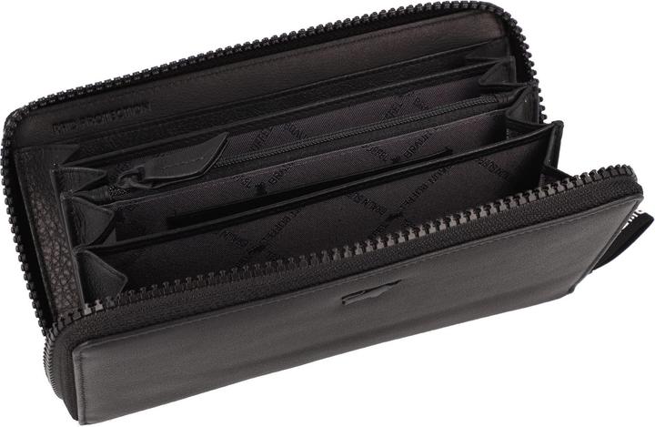 Actual product image Braun Büffel Capri wallet RFID protection leather 19 cm