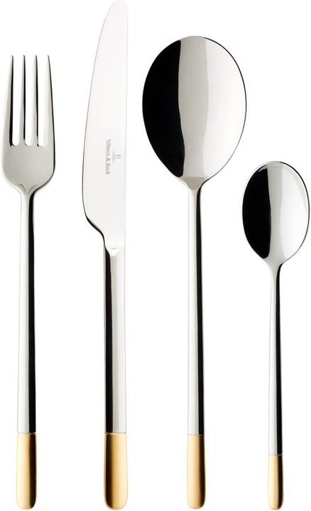 Immagine prodotto Villeroy & Boch Forchetta da pesce Ella parzialmente placcata oro (1 Pezzo/i, Forcone)