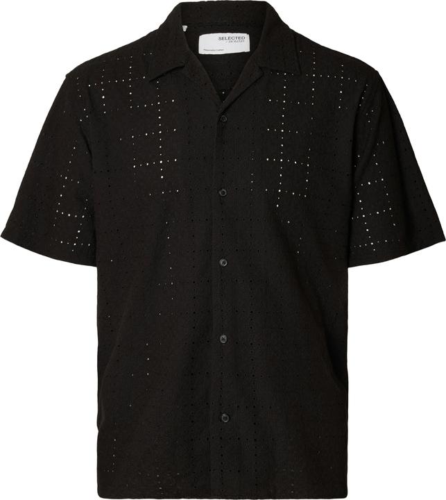 Image du produit Selected Homme Broderie Anglaise Chemise à manches courtes (XL)