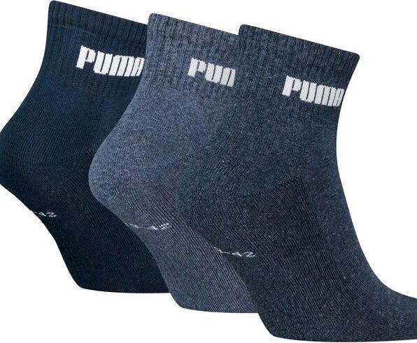 Produktbild Puma Cushioned Quarter Socken (3er Pack, 43 - 46)