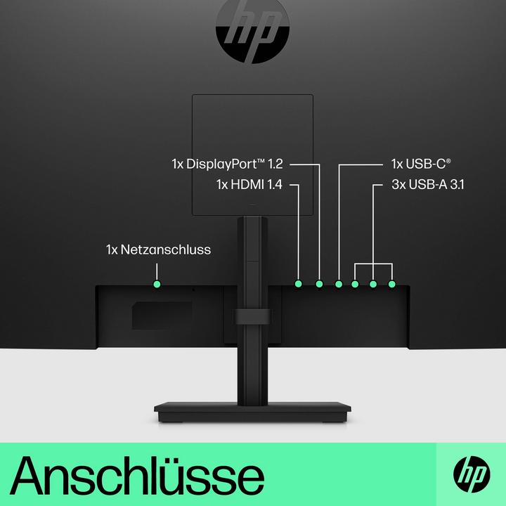 Actual product image HP P32U G5 (2560 x 1440 pixels, 31.50")