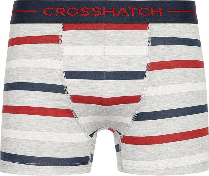 Actual product image Crosshatch Mens Warbler Boxer Shorts (Pack of 3) (S, pack of 3)