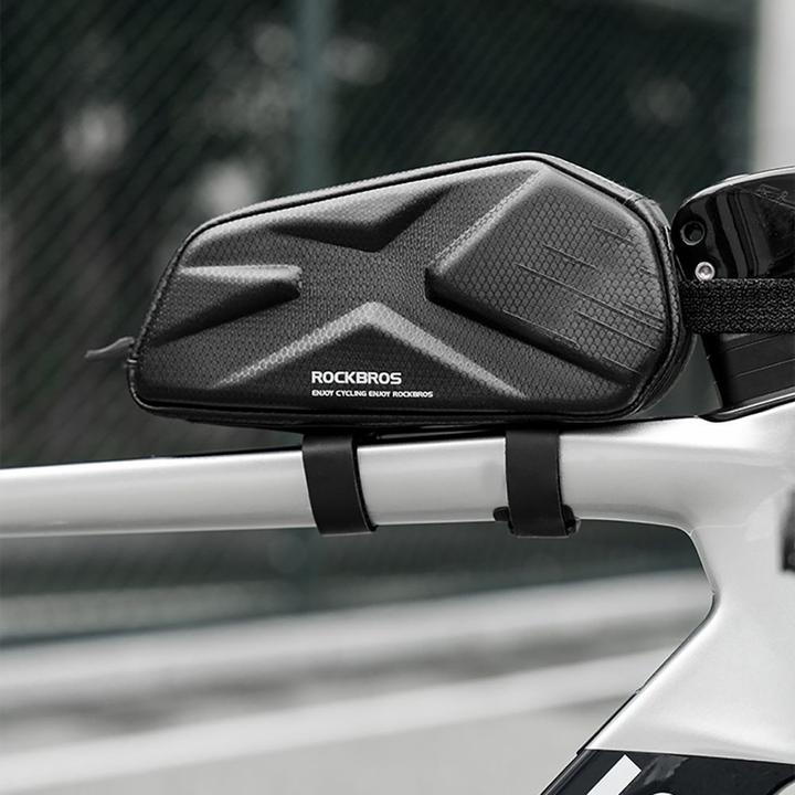 Produktbild Rockbros Bike Bag, Rigid, Frame, Top Tube, 1.4l - Black (1.40 l, Rahmentasche)