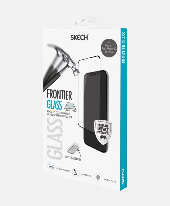 Actual product image Skech Frontier Full-Fit Tempered Glass Screen Protector (1 Piece, Apple iPhone 13 Pro Max, Apple iPhone 14 Plus)