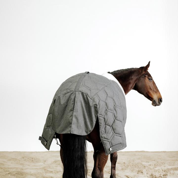 Actual product image Fouganza Combo stable rug horse/pony - 400 dark grey (165 cm)