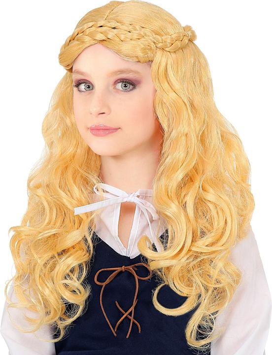 Actual product image Widmann Children's wig medieval maid