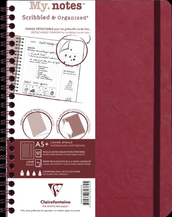 Immagine prodotto Clairefontaine BORSA DELL'ETÀ Il mio. Libretto di appunti (A5, Rigatura speciale, Copertina rigida)
