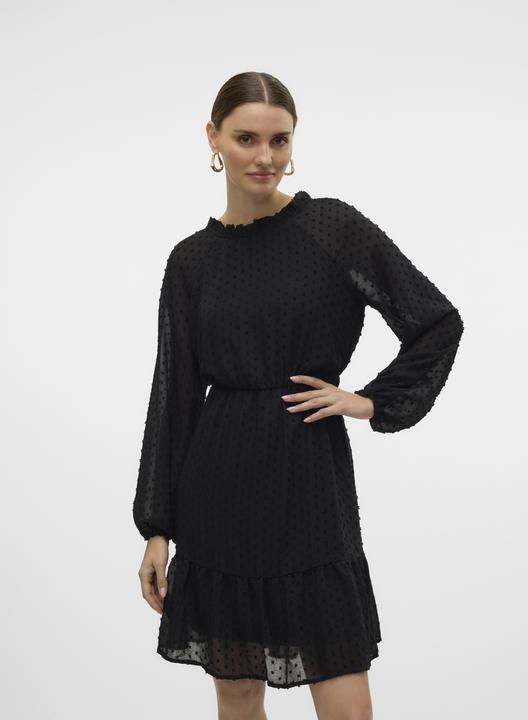 Produktbild Vero Moda Vmemma L/S Dobby Short Dress Wvn Exp Kleid (XL)