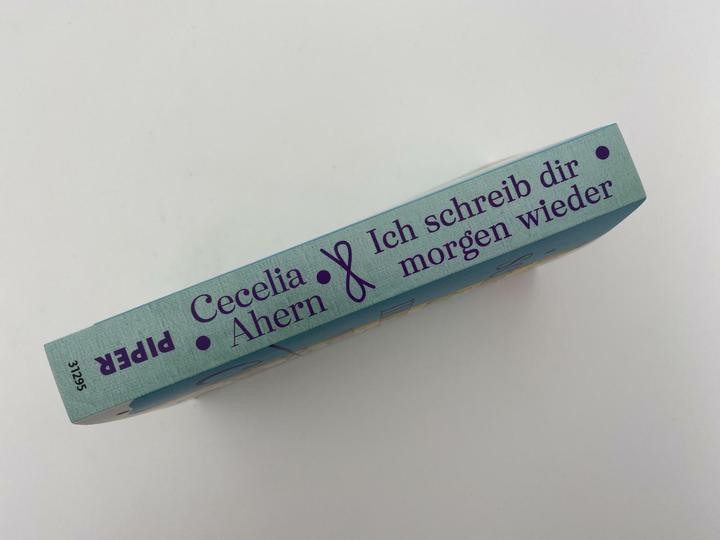 Actual product image Ich schreib dir morgen wieder (German, Cecelia Ahern, Christine Strüh, 2023)
