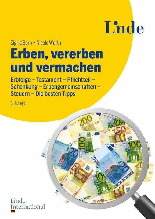Produktbild Erben, vererben und vermachen (Deutsch, Sigrid Born, Nicole Würth, 2022)