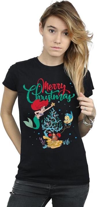 Produktbild Disney Princess Ariel Merry Christmas TShirt (S)