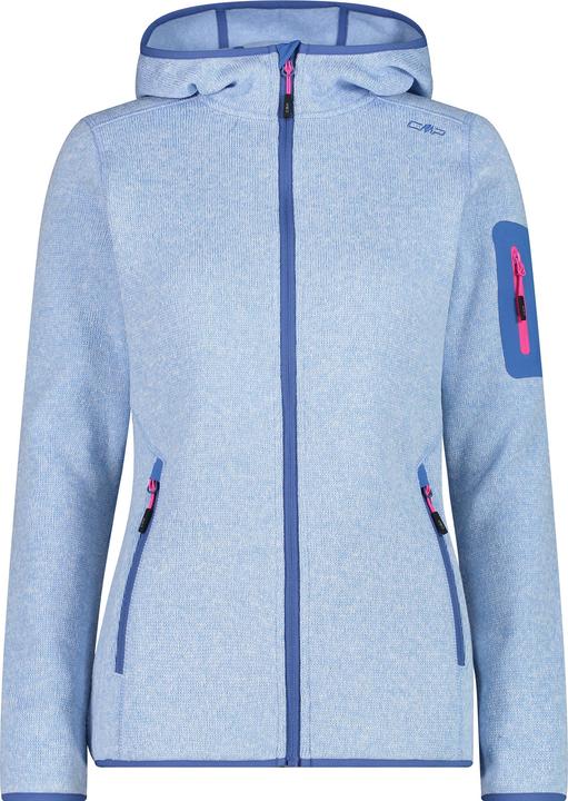 CMP Campagnolo Women's Jacket Fix Hood Jacquard Knitted 3H19826 (44)