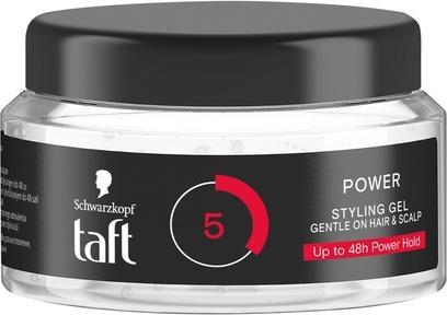 Actual product image Schwarzkopf Taft Power Hair Styling Gel 250ml - Strong Hold For Perfect Style (Hair gel, 250 ml)