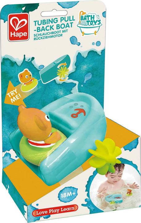 Image du produit Hape Bateau pneumatique avec moteur à friction
