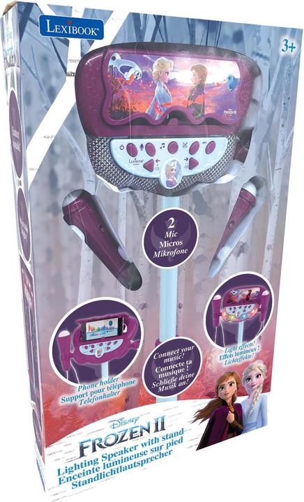 Image du produit Lexibook S160FZ Disney Frozen La Reine des Glaces Enceinte sur pied pour enfants, jeu musical