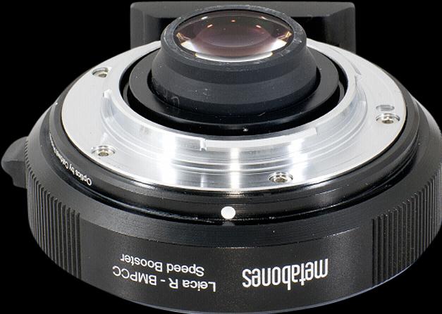 Immagine prodotto Metabones Speed Booster Leica R su Blackmagic BMPCC MFT