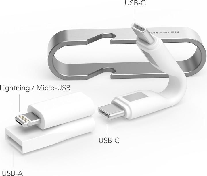 Produktbild Vonmählen 6in1 Charging Cable (0.06 m, USB 2.0)