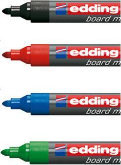 Produktbild Edding Whiteboard-Marker 360 (Mehrfarbig, 3 mm, 4 x)