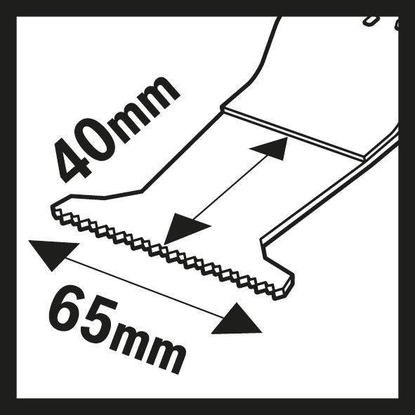 Image du produit Bosch Zubehör Lame de scie plongeante bimétal 65 mm