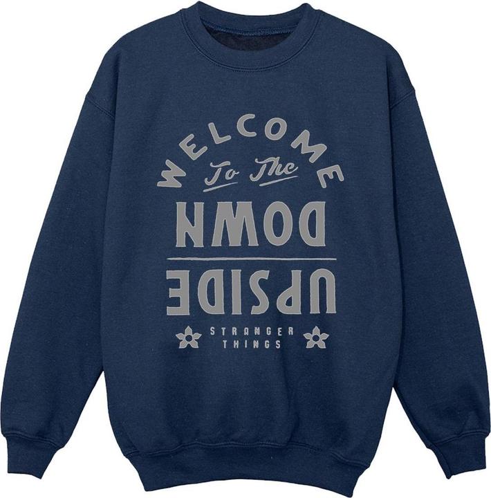 Produktbild Netflix Stranger Things Welcome To Upside Down Sweatshirt Jungen (128)