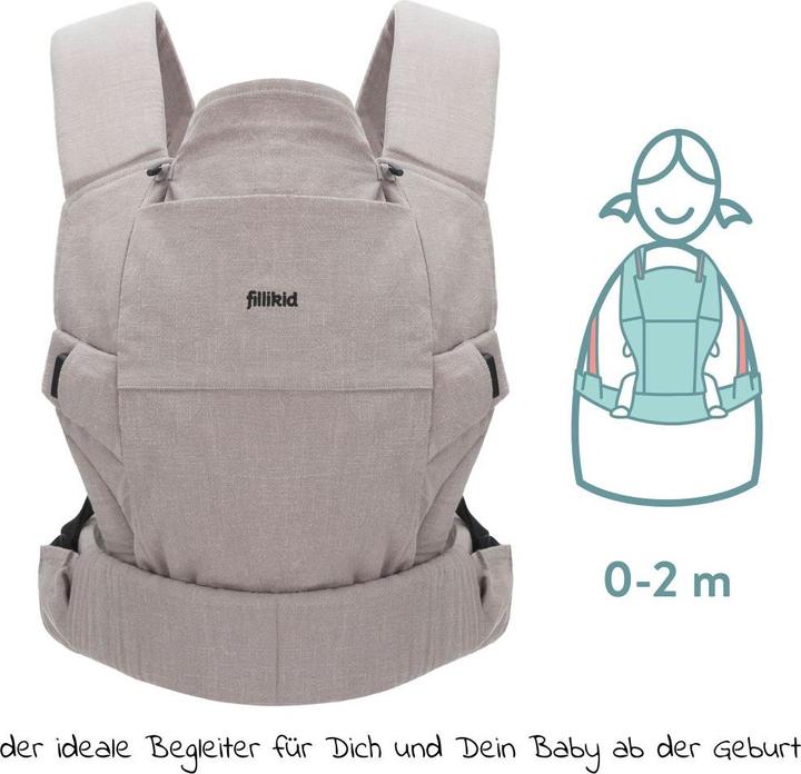 Produktbild Fillikid Babytragen & Tragetücher Babytrage Natural ab 3,5 -20 kg