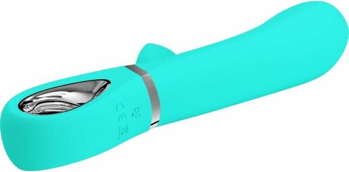 Actual product image Pretty Love Thomas Multifunctional G-Spot Vibrator Aqua Green