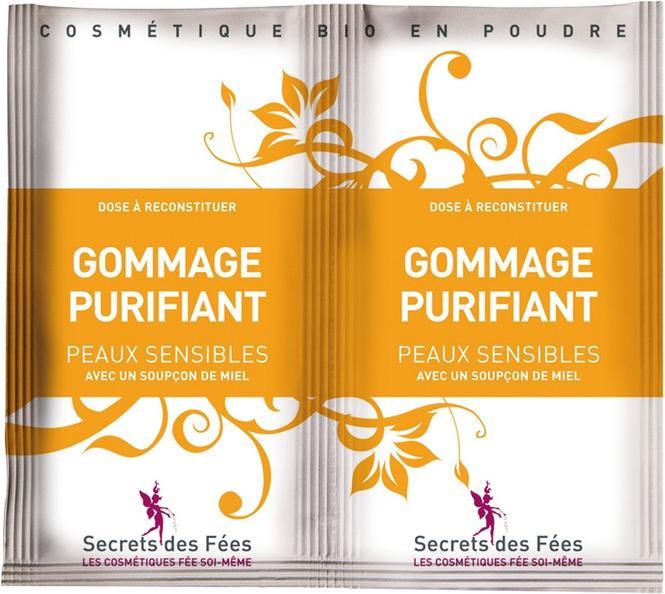 Image du produit Secrets des Fées Gommage visage BIO purifiant peaux sensibles Miel - 2x4g - (Gommage)