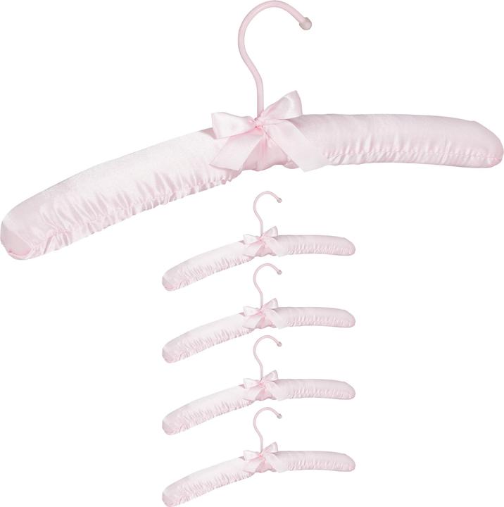 Relaxdays Satin Clothes Hanger Set (1 x)