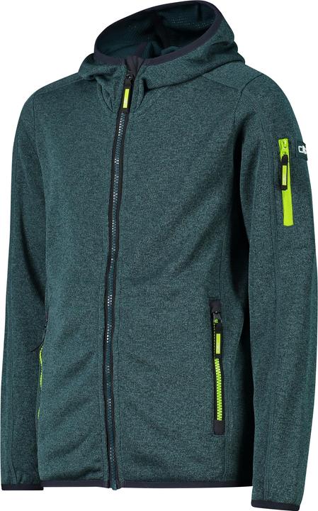 Actual product image CMP Campagnolo Kid's Jacket Fix Hood Knitted + Mesh (152)