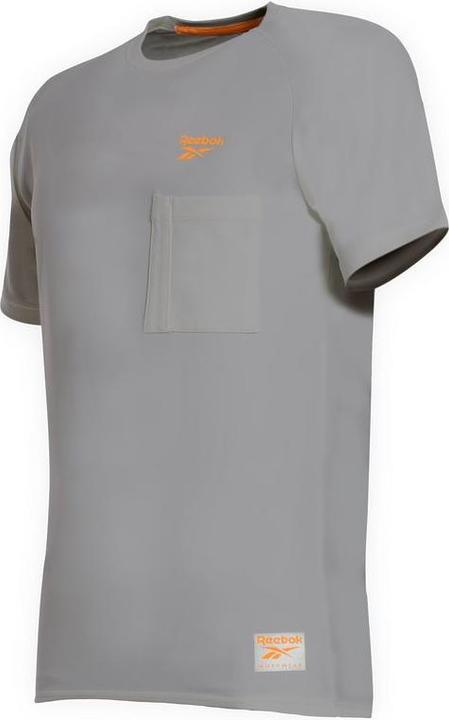 Reebok T-Shirt Lockup Logo grau