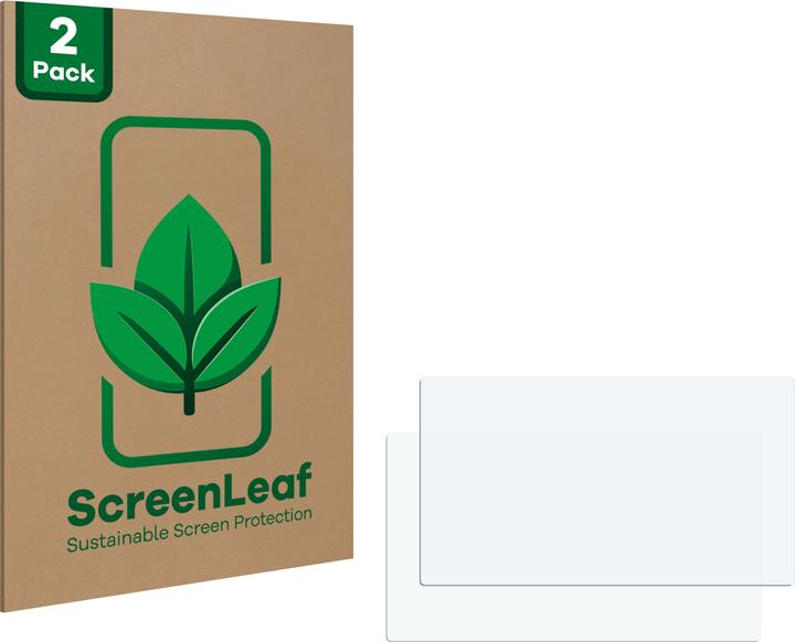 Produktbild ScreenLeaf Schutzfolie nachhaltiger Displayschutz Displayschutzfolie Folie Klar Transparent (2 Stück, Universal)