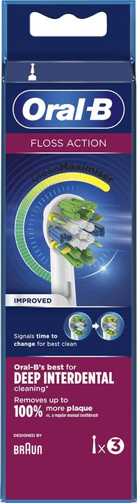 Actual product image Oral-B FlossAction 80338476 Electric toothbrush head (e) (3 x)