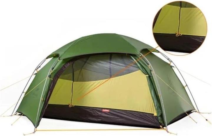 Naturehike Cloud Peak 2 20d T-Zip tent nh17k240-y-green (2.50 kg, 2 persons)