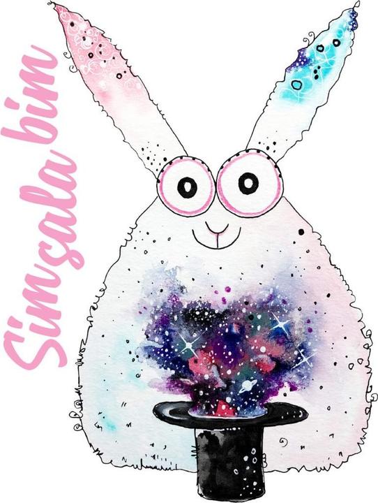 Actual product image Trenddeko Magic rabbit (68 x 90 cm)