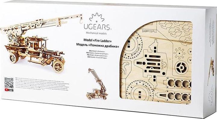 Actual product image Ugears Fire engine