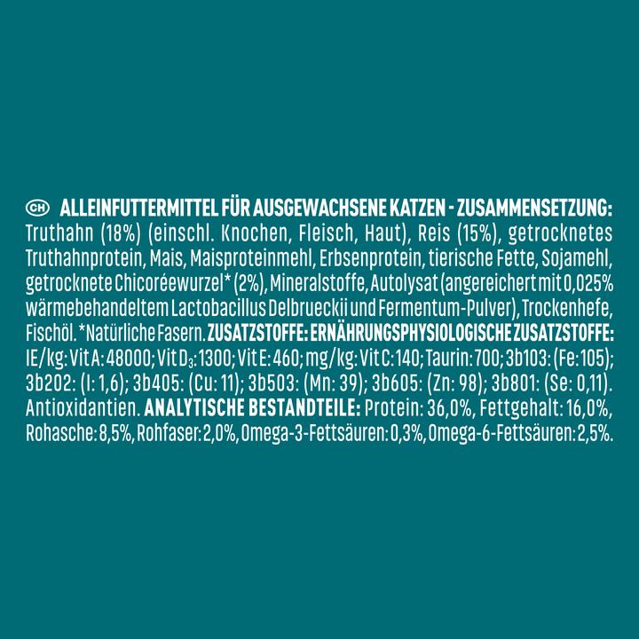 Produktbild Purina ONE Sensitive Truthahn und Reis (Senior, Adult, 1 Stk., 800 g)