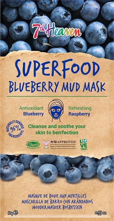 Immagine prodotto 7th Heaven Montagne Jeunesse Maschera di fango al mirtillo Superfood 10g