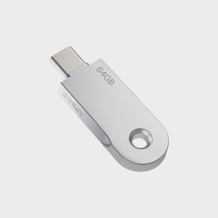 Produktbild Orbitkey USB-C keyring flash drive, 64GB (64 GB, USB 3.1)