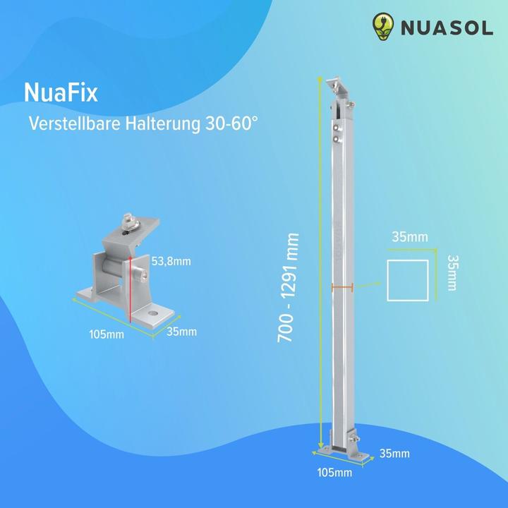 Image du produit Nuasol Support réglable (Matériel de montage du système solaire)