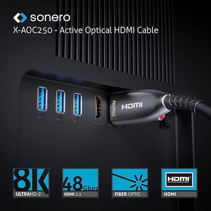 Produktbild Purelink sonero Aktives HDMI 8K AOC Extender Kabel - 10m (10 m, HDMI)