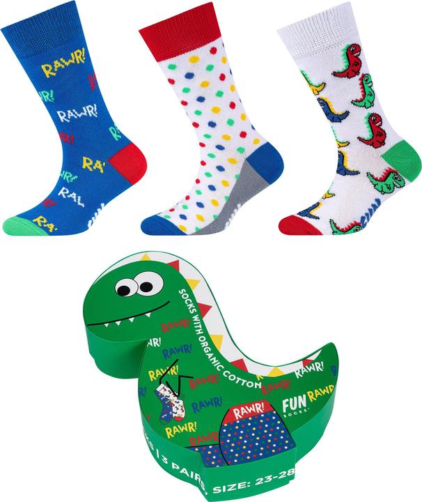 Image du produit Fun Socks BOXES Paquet de 3 (Lot de 3, 23 - 27, 27 - 28)