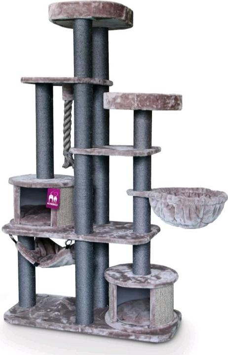 Actual product image Petrebels Cat Tree Lucky Bastards Scenic View 197 brown (197 cm, Brown)